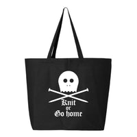Knit or Go Home Tote Bag