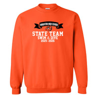 Boy's Swim & Dive State Team Basic Crewneck