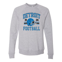 Vintage Detroit Football Premium Crewneck