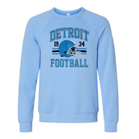 Vintage Detroit Football Premium Crewneck