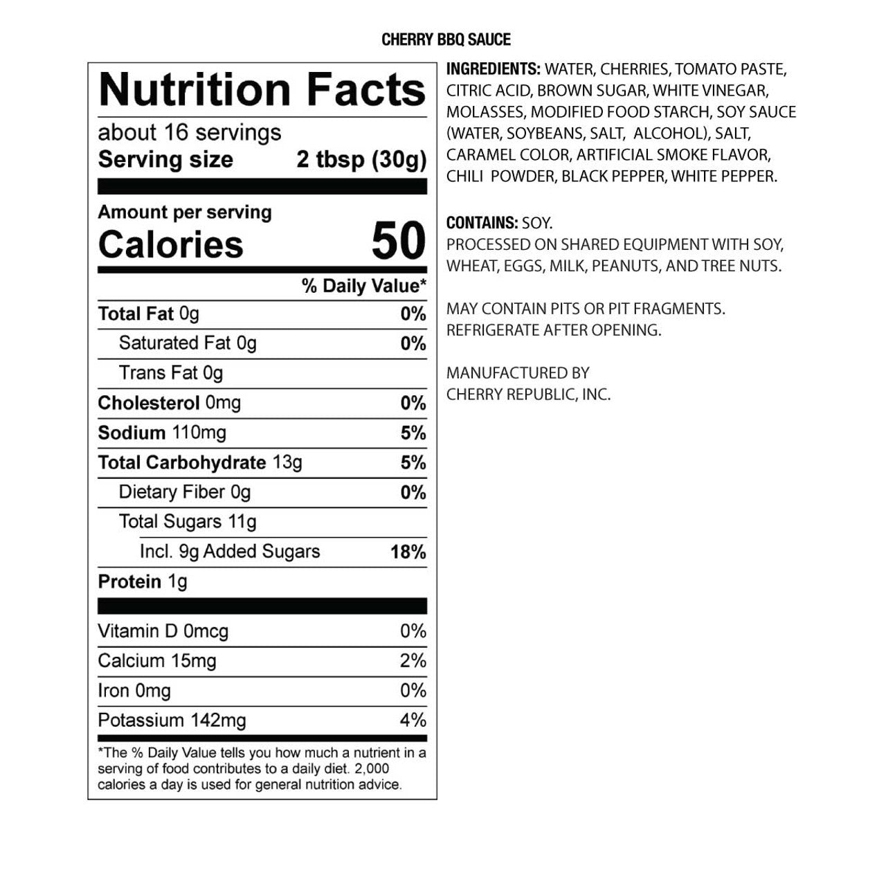 Cherry BBQ Sauce Ivory Vines