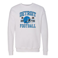 Vintage Detroit Football Premium Crewneck