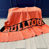 Bulldog Knit Blanket