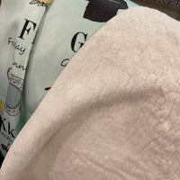 Stars Hollow Alphabet Sherpa Blanket