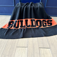 Bulldog Knit Blanket
