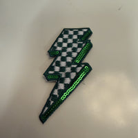 Checkered Lightening Bolts