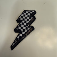 Checkered Lightening Bolts