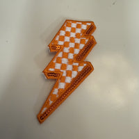 Checkered Lightening Bolts