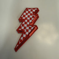 Checkered Lightening Bolts