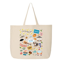 Stars Hollow Collage Tote Bag
