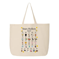 Stars Hollow Alphabet Tote Bag