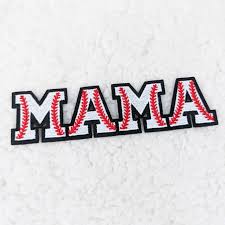 Baseball Mom Patches