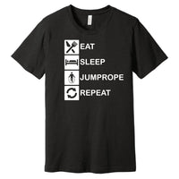Eat, Sleep, Jumprope, Repeat Tee