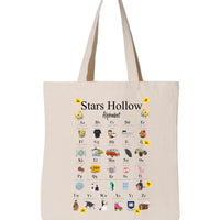 Stars Hollow Alphabet Tote Bag