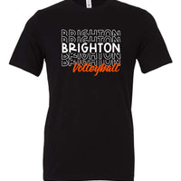 Brighton Volleyball Premium Cotton Tee - Repeat Design