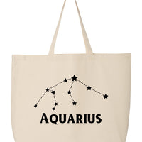 Zodiac Canvas Tote