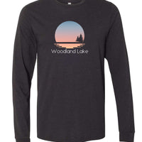 Woodland Lake Sunset Premium L/S Tee