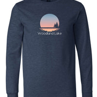 Woodland Lake Sunset Premium L/S Tee