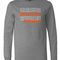 Brighton Volleyball Premium Cotton Long Sleeve Tee - Repeat Design