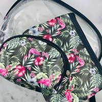 Flamingo Cosmetic Pouch - set of 3