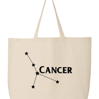 Zodiac Canvas Tote