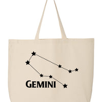 Zodiac Canvas Tote