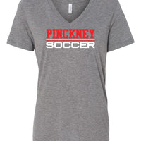 Pinckney Soccer Ladies V-Neck