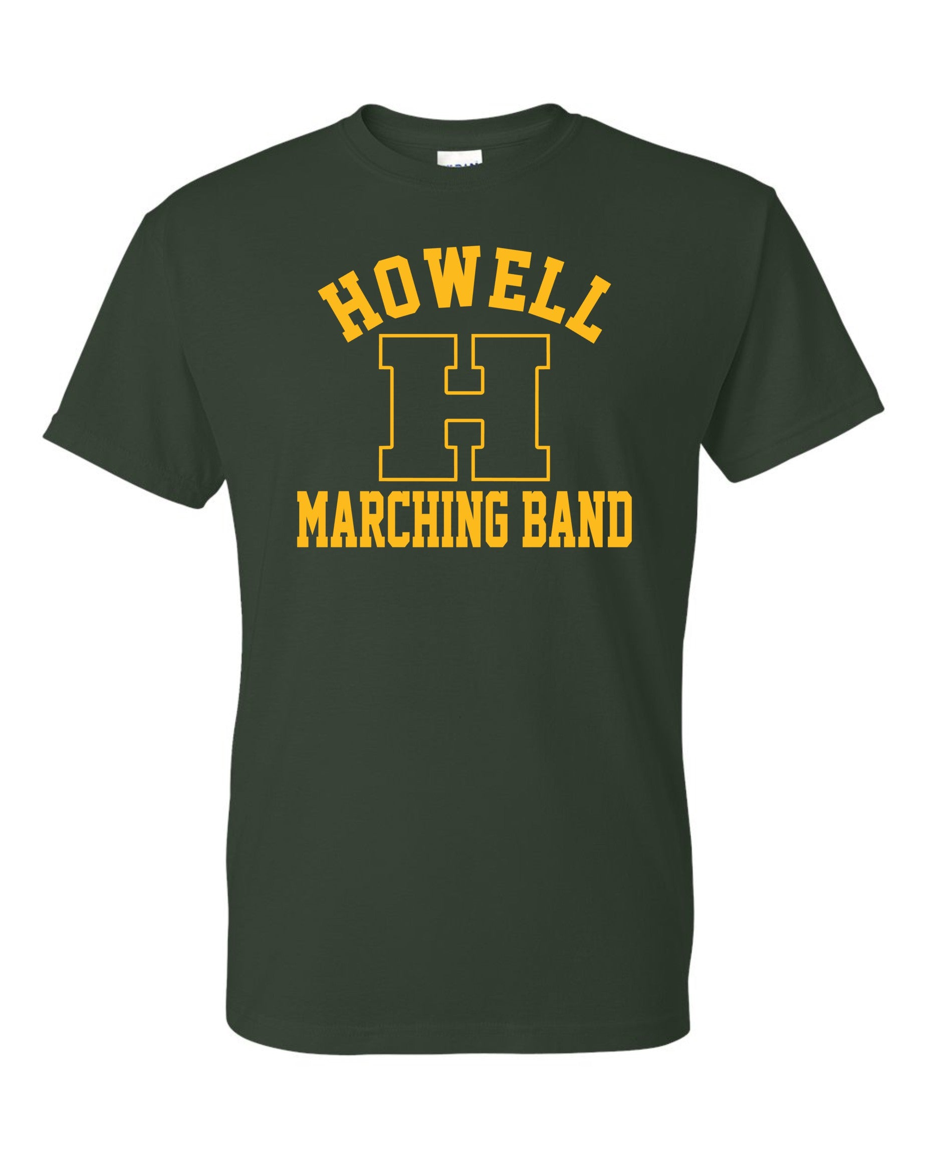 Howell Marching Band Basic Tee Ivory Vines