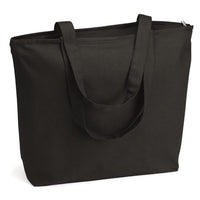 Paw Print Jumbo Zippered Tote Bag