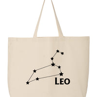 Zodiac Canvas Tote