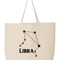 Zodiac Canvas Tote