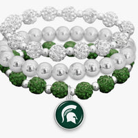 MSU Stacked Bracelet