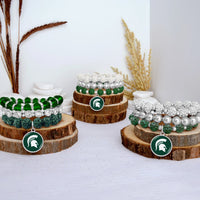 MSU Stacked Bracelet