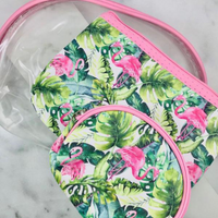 Flamingo Cosmetic Pouch - set of 3