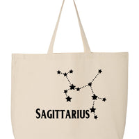 Zodiac Canvas Tote