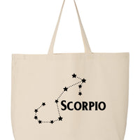 Zodiac Canvas Tote