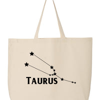 Zodiac Canvas Tote