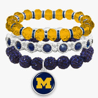 U-M Stacked Bracelet