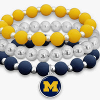 U-M Stacked Bracelet