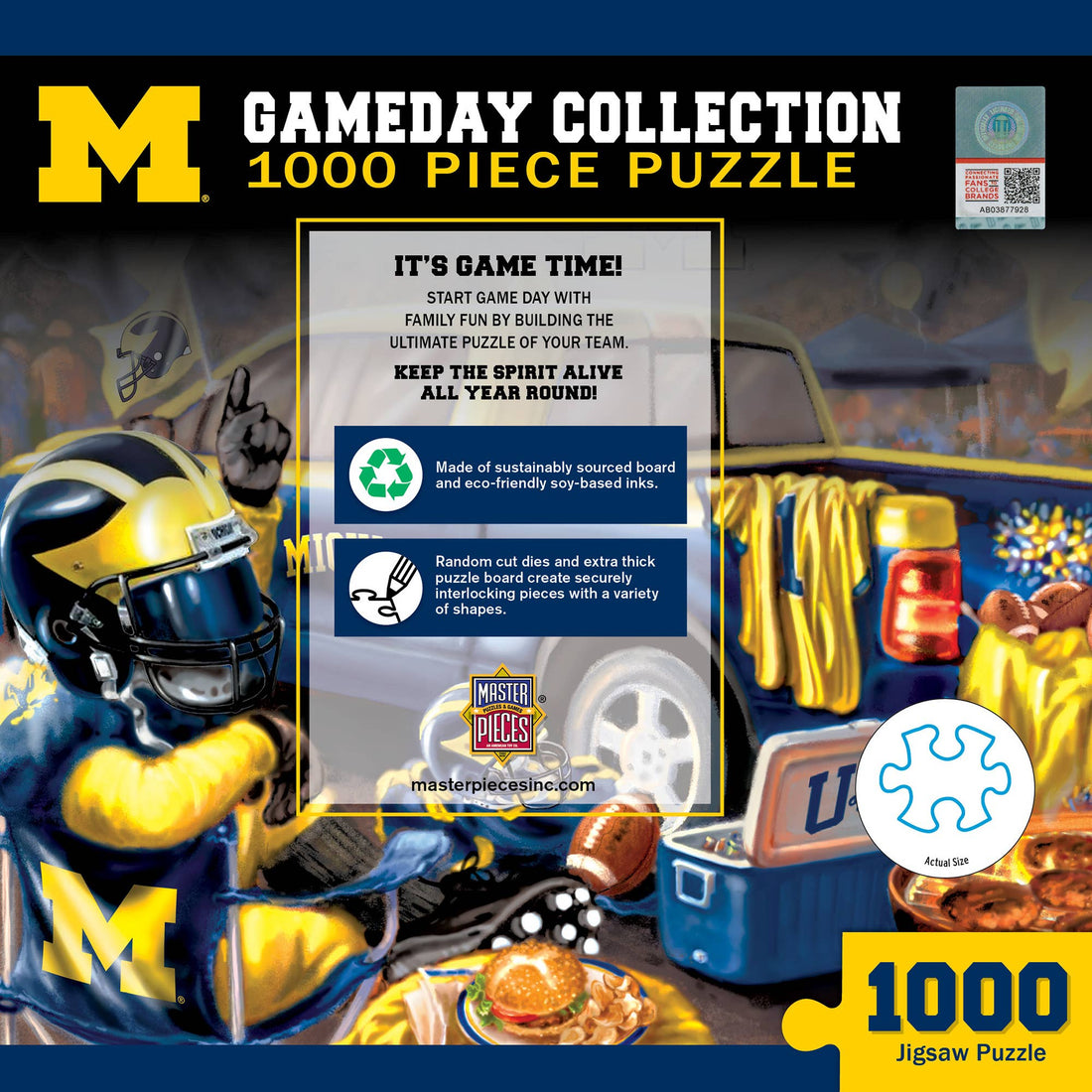 Michigan Wolverines - Gameday 1000 Piece Puzzle