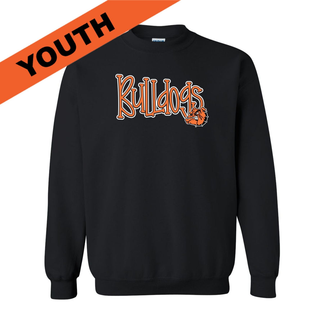Bulldogs Youth Basic Crewneck B259