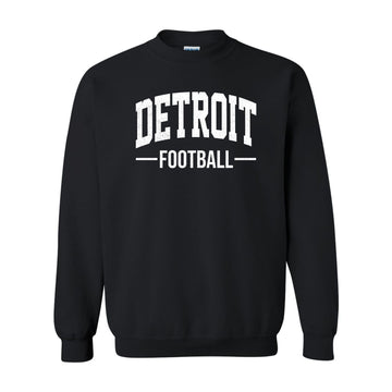 Detroit Football Basic Crewneck