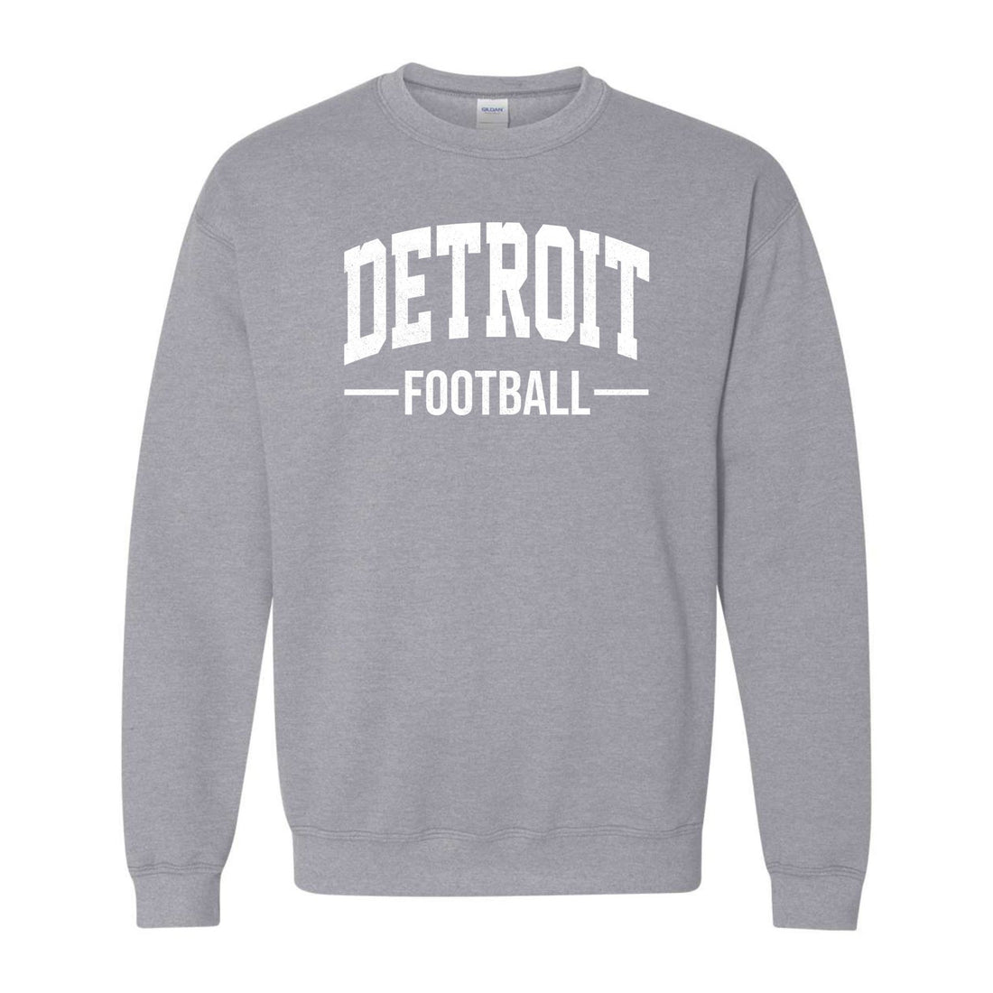 Detroit Football Basic Crewneck