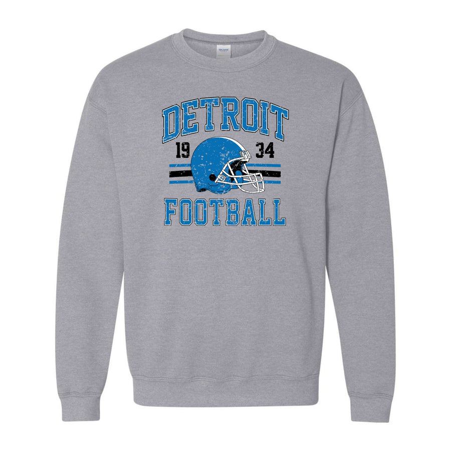 Vintage Detroit Football Basic Crewneck