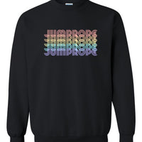 Retro Rainbow Jumprope Crewneck