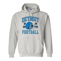 Vintage Detroit Football Basic Hoodie