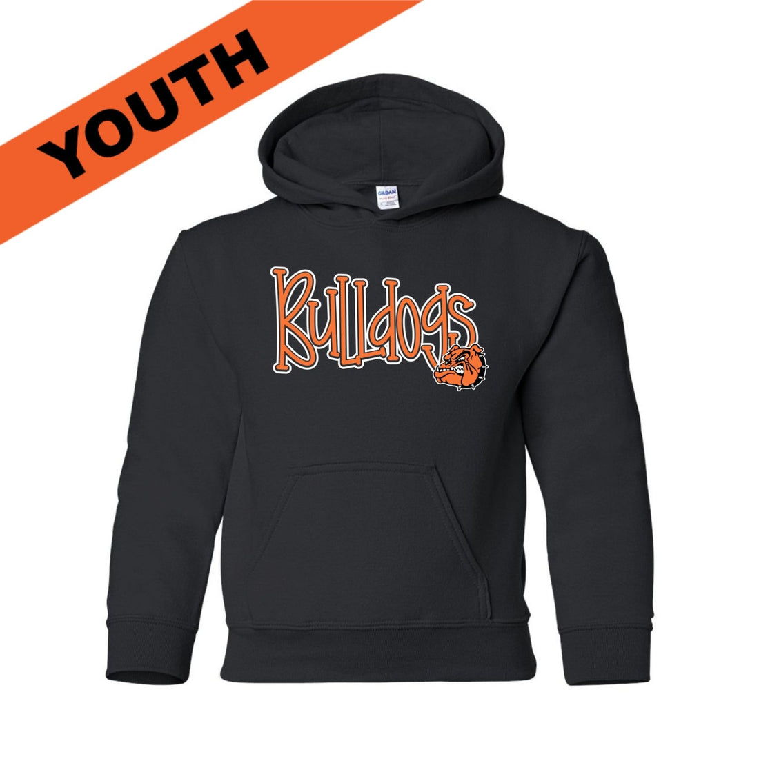 Bulldogs Youth Basic Hoodie - B259