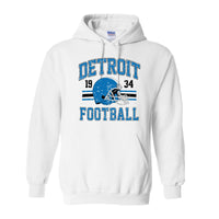 Vintage Detroit Football Basic Hoodie