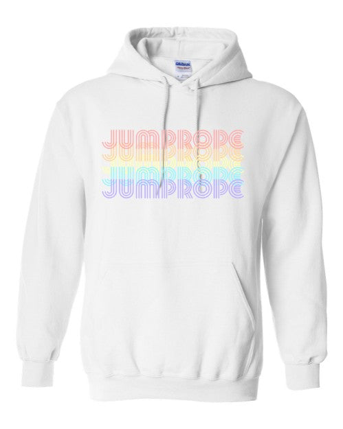 Retro Rainbow Jumprope Hoodie