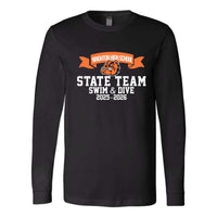 Boy's Swim & Dive State Team Premium Long Sleeve Tee